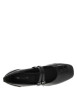 Thumbnail Ballerines noires vernies à talon décroché moyen et une fermeture à boucle - Image 5