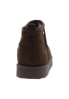 Thumbnail Boots chocolat à talon plat avec un intérieur doublé doux un logo métallique - Image 4