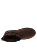 Thumbnail Boots chocolat à talon plat avec un intérieur doublé doux un logo métallique - Image 5