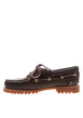 Thumbnail Bateau Timberland Authentic Boat en cuir brun à talon décroché bas - Image 3