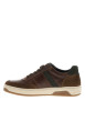 Thumbnail Tennis en cuir marron avec un talon plat et munies d'une fermeture à lacets - Image 3