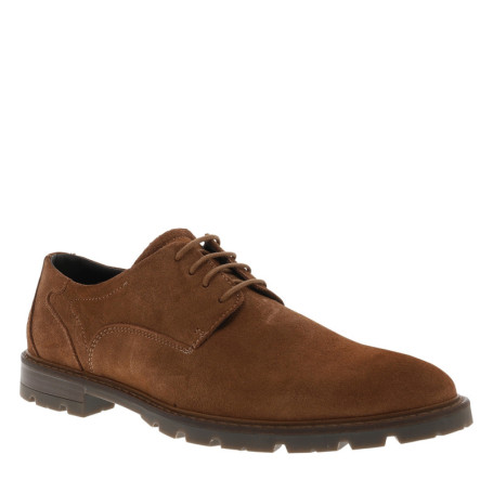 Derbies en cuir naturelles avec un talon plat...