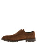 Thumbnail Derbies en cuir naturelles avec un talon plat et munies de lacets - Image 3