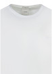 Thumbnail T-shirt en coton blanc uni avec une coupe droite et un col rond - Image 3