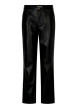 Thumbnail Pantalon noir uni avec une coupe bootcut muni d'un zip et d'un bouton
