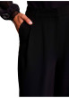 Thumbnail Pantalon noir uni avec une coupe large muni d'un zip et d'une agrafe - Image 5