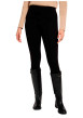 Thumbnail Legging noir uni avec une coupe slim et une taille élastiquée - Image 4