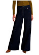 Thumbnail Jean en coton indigo avec une coupe bootcut muni d'un zip et d'un bouton - Image 4