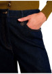 Thumbnail Jean en coton indigo avec une coupe bootcut muni d'un zip et d'un bouton - Image 5