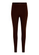 Thumbnail Pantalon chocolat uni avec une coupe slim muni d'une taille élastiquée