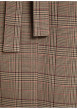 Thumbnail Trench taupe à carreaux avec une coupe droite et un col à revers - Image 6