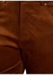 Thumbnail Pantalon marron uni avec une coupe bootcut muni d'un zip et d'un bouton - Image 6