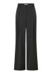 Thumbnail Pantalon gris à rayures avec une coupe bootcut muni d'un zip et d'une agrafe