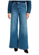 Thumbnail Jean en coton stone avec une coupe flare muni d'un zip et d'un bouton - Image 4