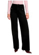 Thumbnail Jean en coton noir avec une coupe bootcut muni d'un zip et d'un bouton - Image 4