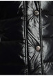 Thumbnail Doudoune noire unie avec une coupe droite et un col à capuche - Image 6