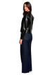 Thumbnail Blouson noir uniavec une coupe droite et des manches longues - Image 3