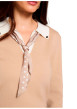 Thumbnail Pull beige uni avec une coupe droite et des manches longues - Image 5