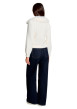 Thumbnail Blouson écru uni avec une coupe droite et des manches longues - Image 3