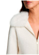 Thumbnail Blouson écru uni avec une coupe droite et des manches longues - Image 5