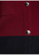 Thumbnail Pull bordeaux à rayures avec une coupe droite et un col à revers - Image 6