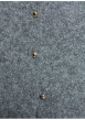Thumbnail Gilet gris clair uni avec une coupe droite et des manches longues - Image 6