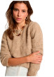 Thumbnail Pull beige uni avec une coupe droite et des manches longues - Image 4