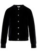 Thumbnail Gilet noir uni avec une coupe droite et des manches longues