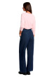 Thumbnail Top rose uni muni d'une coupe droite et de manches longues - Image 3