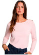 Thumbnail Top rose uni muni d'une coupe droite et de manches longues - Image 4
