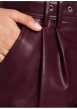 Thumbnail Short chino prune uni avec une coupe droite et muni d'une fermeture à zip - Image 6