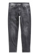 Thumbnail Jean en coton anthracite à coupe droite pourvu de multiples poches