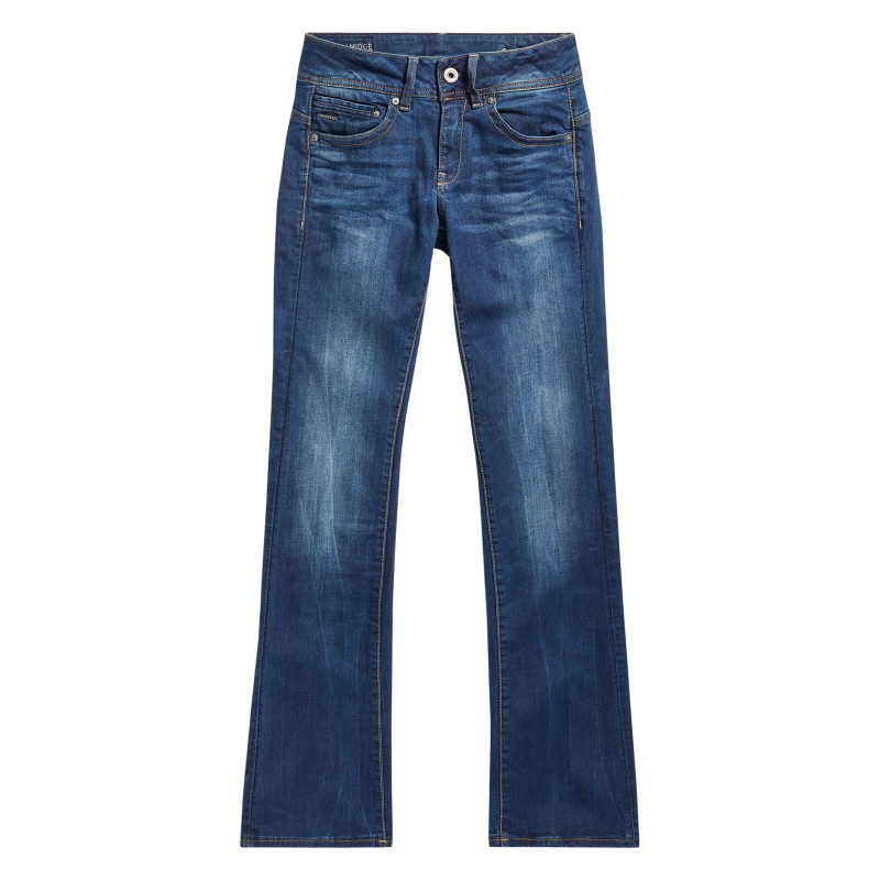 G-star - Jean En Coton Indigo à Coupe Bootcut Pourvu De Multiples Poches - Bleu Foncé