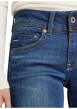 Thumbnail Jean en coton indigo à coupe bootcut pourvu de multiples poches - Image 4
