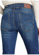 Thumbnail Jean en coton indigo à coupe bootcut pourvu de multiples poches - Image 5