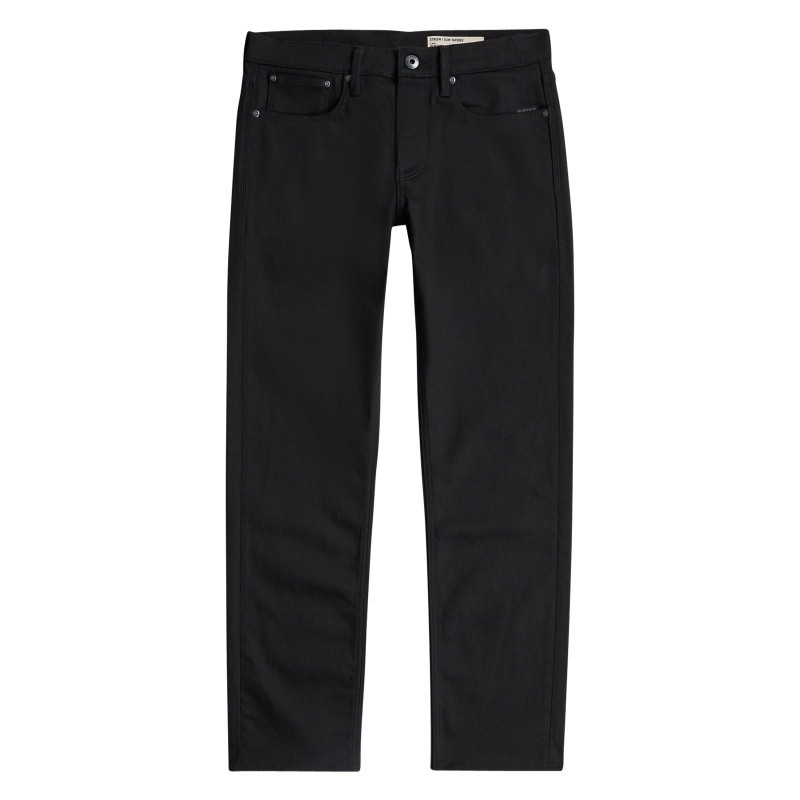 G-star - Jean En Coton Noir à Coupe Droite Pourvu De Multiples Poches - Noir