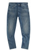 Thumbnail Jean en coton indigo à coupe droite pourvu de multiples poches