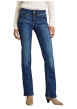 Thumbnail Jean en coton indigo à coupe bootcut pourvu de multiples poches - Image 2