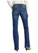 Thumbnail Jean en coton indigo à coupe bootcut pourvu de multiples poches - Image 3