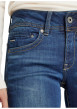 Thumbnail Jean en coton indigo à coupe bootcut pourvu de multiples poches - Image 4