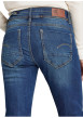 Thumbnail Jean en coton indigo à coupe bootcut pourvu de multiples poches - Image 5