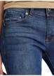 Thumbnail Jean en coton indigo à coupe droite pourvu de multiples poches - Image 4