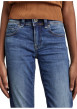 Thumbnail Jean en coton indigo à coupe droite pourvu de multiples poches - Image 4