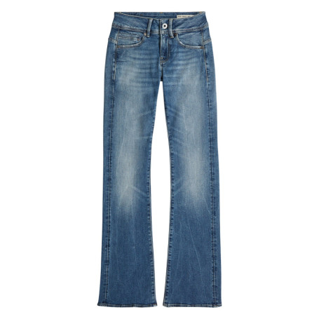 Jean en coton stone à coupe bootcut pourvu de...