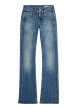 Thumbnail Jean en coton stone à coupe bootcut pourvu de multiples poches