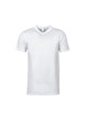 Thumbnail T-Shirt blanc col v-col v