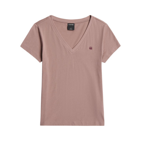 T-shirt en coton biologique rose à coupe...