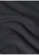 Thumbnail T-shirt en coton biologique noir à coupe droite pourvu de manches courtes - Image 2