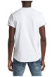 Thumbnail T-shirt en coton biologique blanc à coupe droite pourvu de manches courtes - Image 4