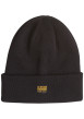 Thumbnail Bonnet noir souple pourvu de l'étiquette de la marque à l'avant